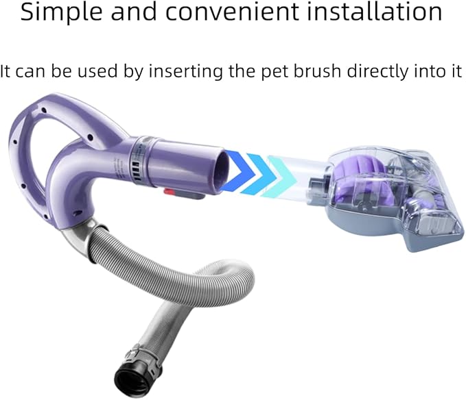 Upgraded Pet Hair Power Brush Tool Attachment for Shark Navigator Lift-Away Deluxe Upright NV360 NV350 NV352 NV356E NV370 NV22L UV420 UV410 UV440 Vacuum Replacement Parts Numbers 119FFJ Purple