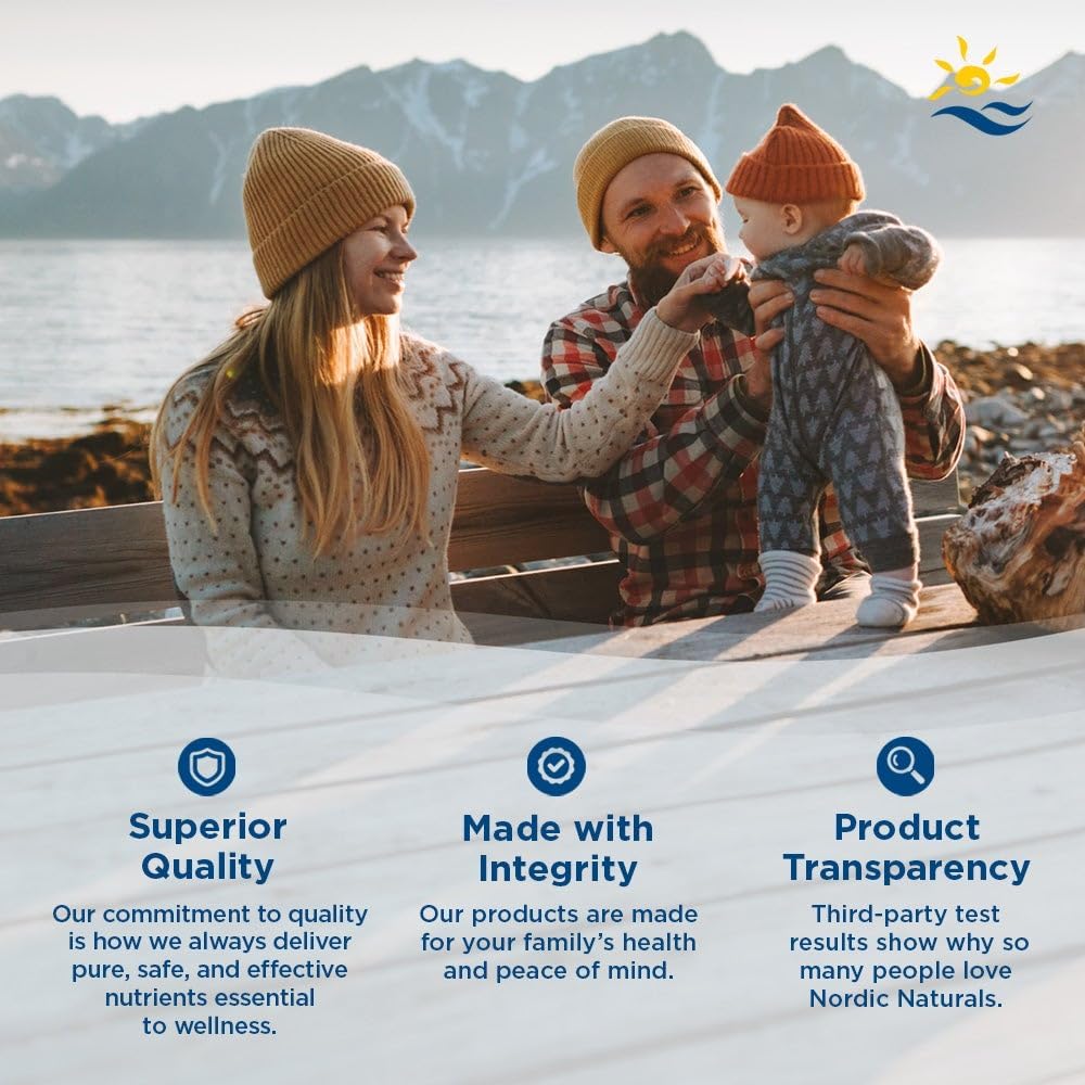 Nordic Naturals Ultimate Omega-D3, Lemon Flavor - 120 Soft Gels - 1280 mg Omega-3 + 1000 IU Vitamin D3 - EPA & DHA - Promotes Brain, Heart, & Immune Health - 60 Servings