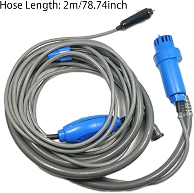 Electric Portable Shower, Camping Shower 12V, Car Sprayer Water Spray, with Shower Head, for Car Garden Outdoor Dog Wash