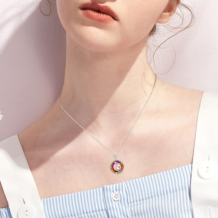 Dreamboat Sterling Silver Cat Necklace for Women Crystal Necklace Cute Animal Necklace Kitten Necklace Cat Pendant Friendship Cat Jewelry Gifts