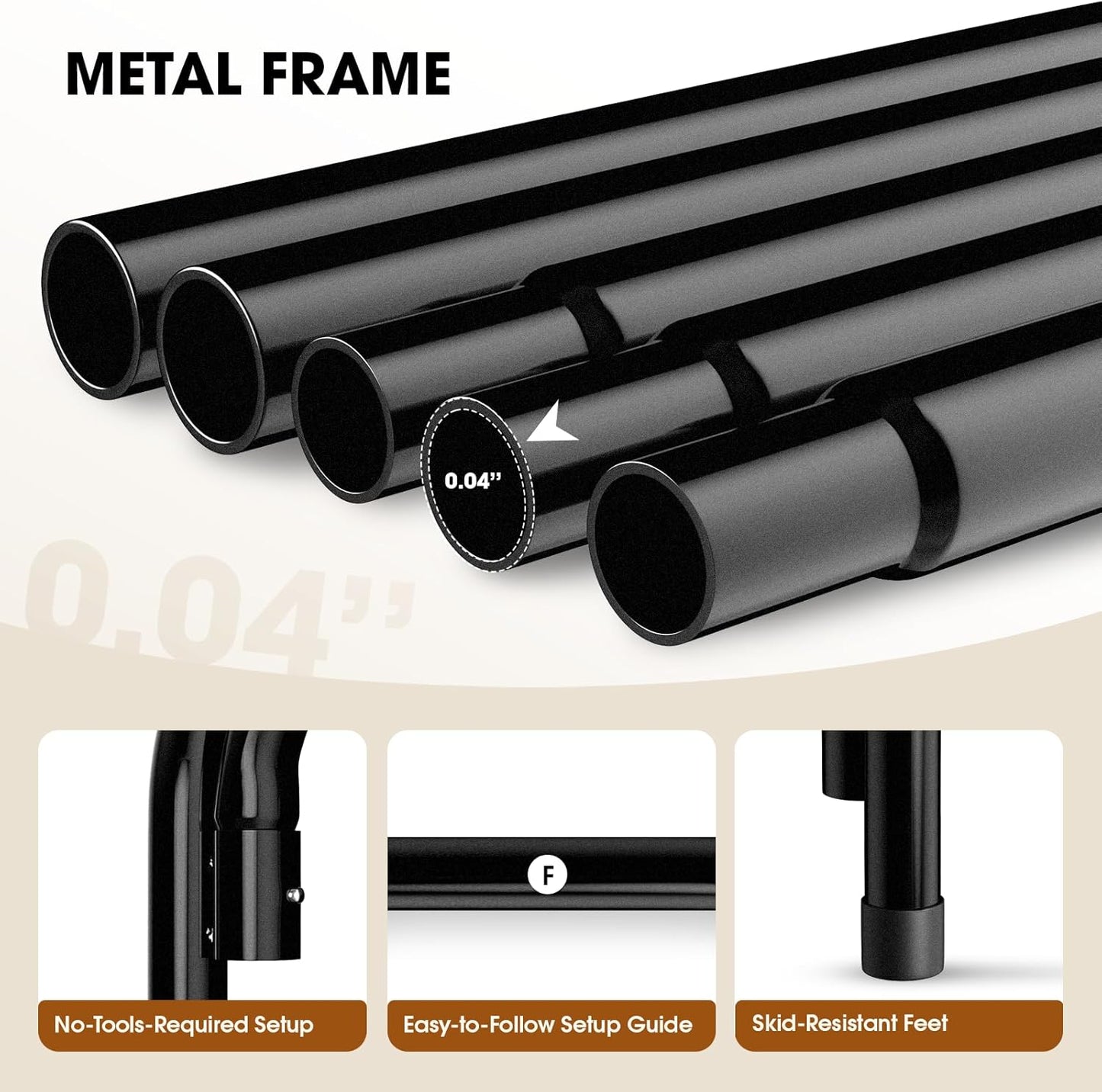 Elevated Dog Bed, Raised Outdoor Dog Bed for Large Sized Dog, Portable Cooling Pet Cot with Breathable & Washable Mesh, Indoor & Outdoor Pet Hammock with Skid-Resistant Feet.