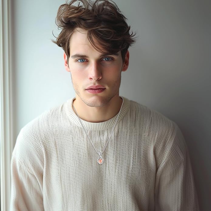 Eusense Cremation Jewelry for Ashes Urn Necklace to Put Ashes In 925 Sterling Silver Memorial Pendant Tree of Life Infinity Urn Necklaces for Ashes Necklace for Women Men