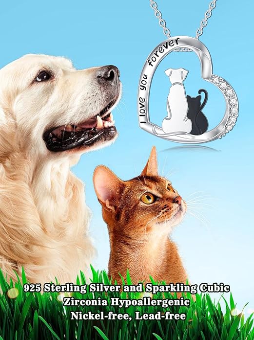 Dorunmo Animal Necklace 925 Sterling Silver Owl/Sloth/Axolotl/Dolphin Necklace Celtic Knot Pendant Birthday Anniversary Animal Jewelry for Women Friends Animals Lover