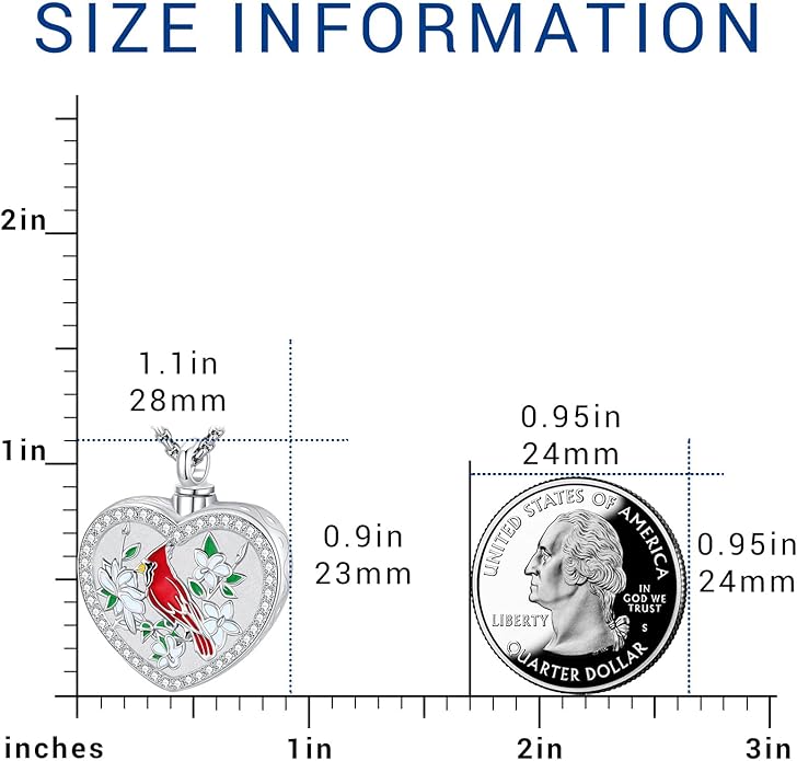 Eusense Cremation Jewelry for Ashes Urn Necklace to Put Ashes In 925 Sterling Silver Memorial Pendant Heart Urn Necklaces for Ashes Necklace for Women Men