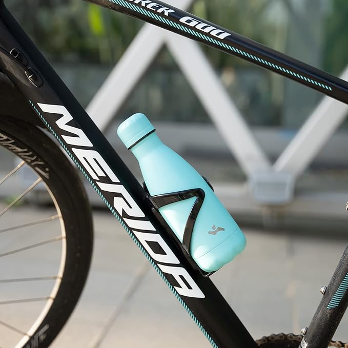 Insulated Water Bottles,17 oz Double Wall Stainless Steel Vacumm Metal Flask for Sports Travel,Turquoise