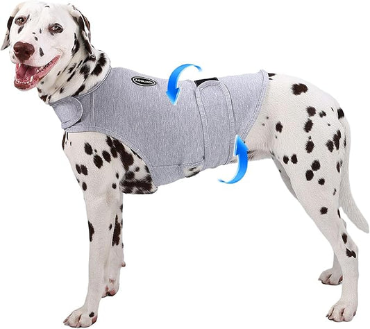 Dog Anxiety Vest and Shirt, Skin-Friendly Calming Shirt - Thunder Jacket for Pet Vet Visits - Dog Jacket for Thunder, Fireworks, Anti Anxiety Vest for Pet Without Medicine & Training