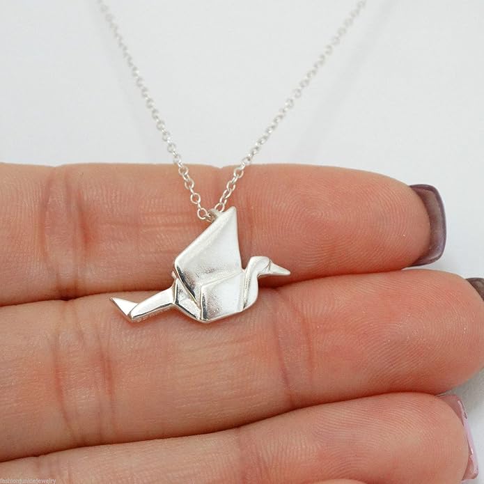 FashionJunkie4Life Dainty Origami Animal Pendant Necklaces