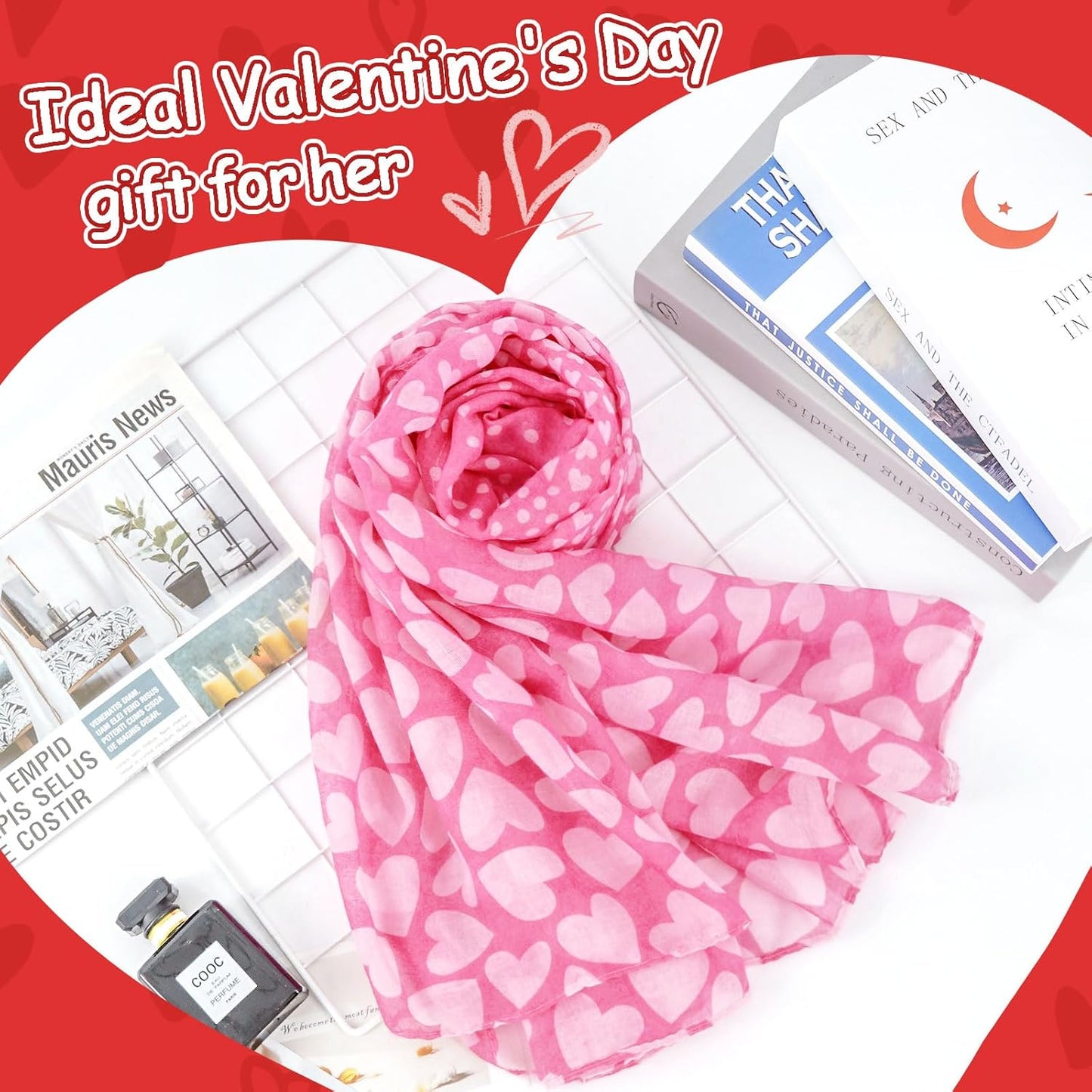 E-Clover Fashion Scarf for Women Lightweight Scarves Shawl Wrap for Spring/Summer Winter