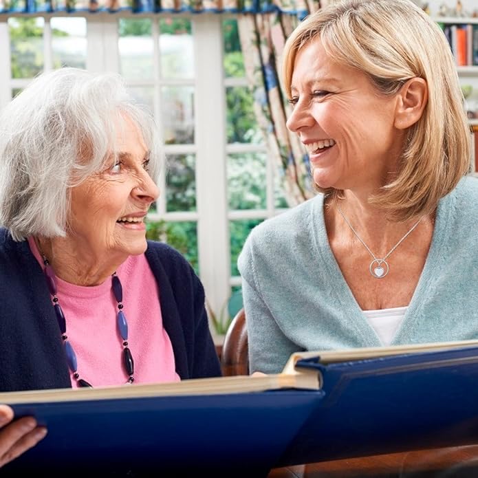 JUSTKIDSTOY Cremation Jewelry 925 Sterling Silver Sunflower/Rose/Paw Urn Necklace for Ashes Memorial Keepsake Gifts for Women