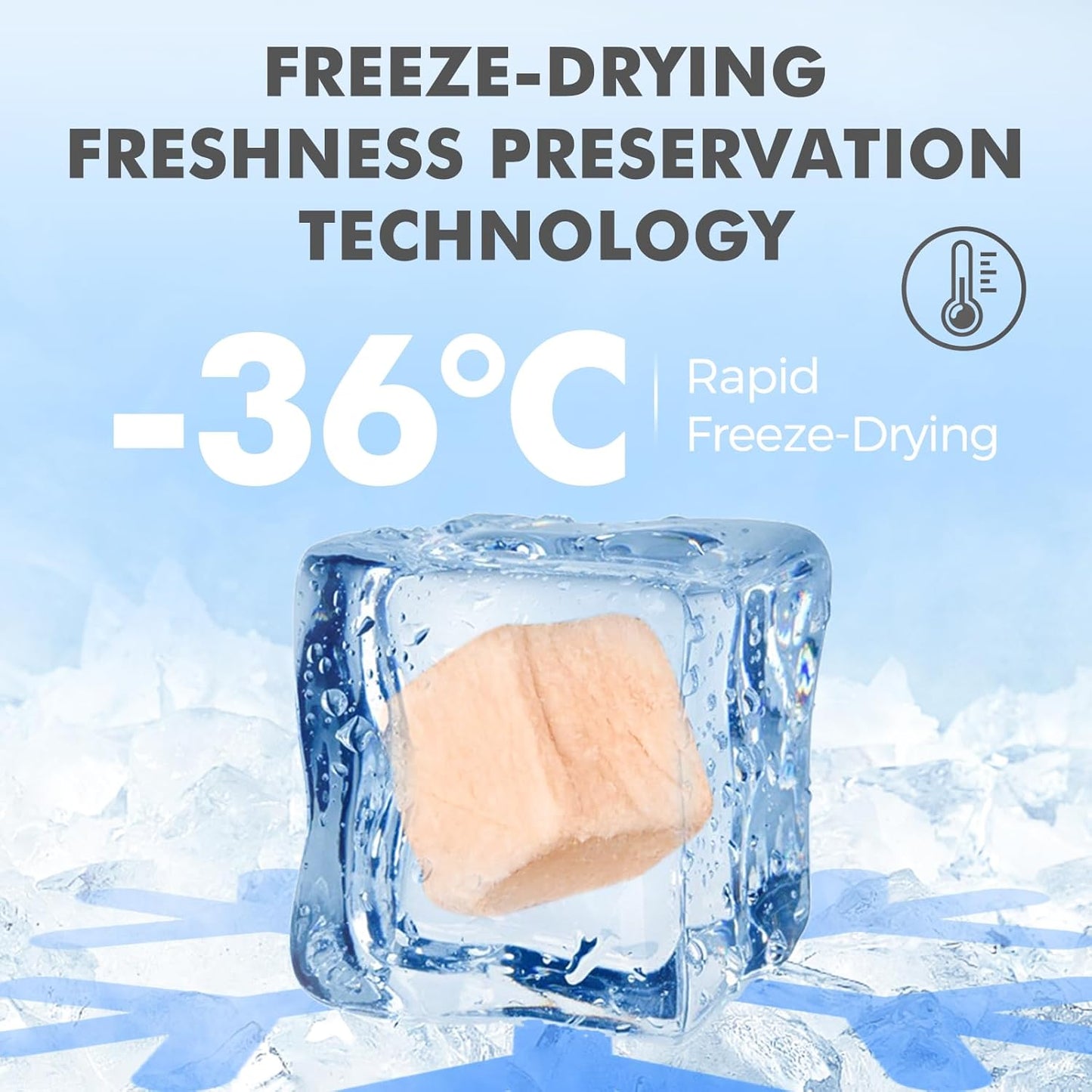 Freeze Dried Cats & Dogs Raw Treats, All Natural Single Ingredient Chicken Breast, High Protein Healthy Pet Training Treats or Food Topper, 11.3 oz