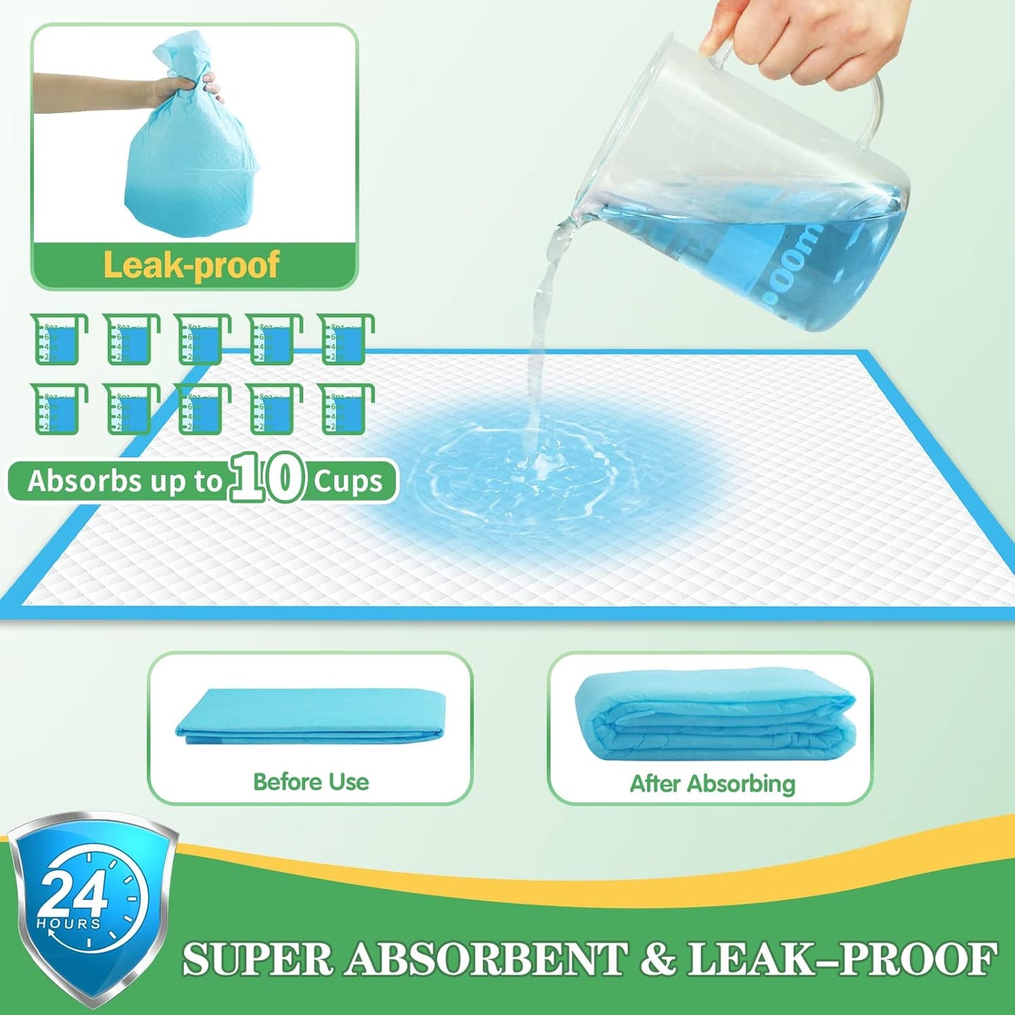 Dog Pads Extra Large 30"x36" [30-Count], XXL Puppy Pads for Potty Training, Leak-Proof Pee Pads for Dogs, Super Absorbent Puppy Pee Pads XL, Disposable Pet Pads for Puppies, Cats, Rabbits