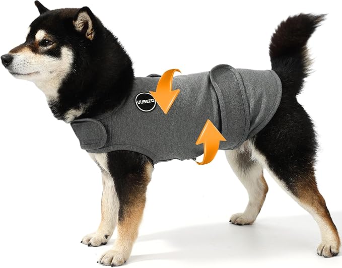 Dog Anxiety Vest Comfort Relief Coat, Dog Anxiety Calming Vest Wrap for Thunderstorm, Travel, Fireworks, Vet Visits, Separation Anxiety Relief for Dogs