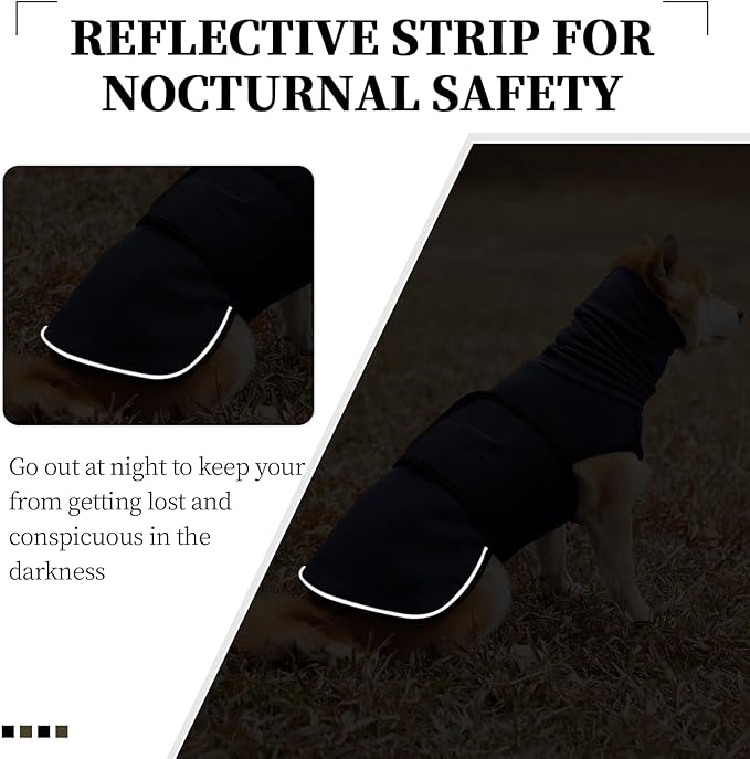 ROZKITCH Dog Anxiety Relief Vest, Breathable Calming Shirt for Dogs, Storms Fireworks Jacket with Ear Wrap for Separation Anxiety NavyBlue S