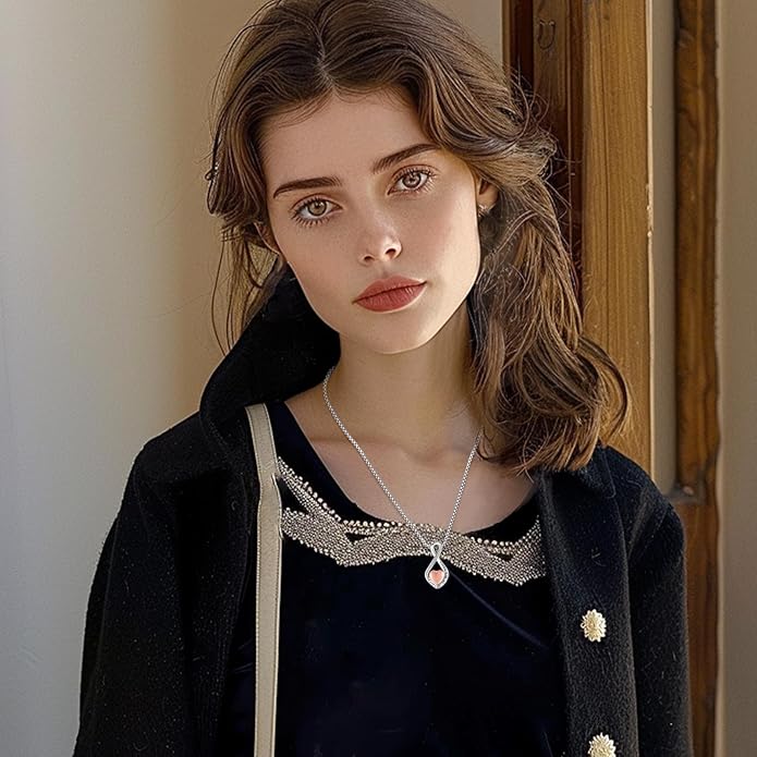 Eusense Cremation Jewelry for Ashes Urn Necklace to Put Ashes In 925 Sterling Silver Memorial Pendant Tree of Life Infinity Urn Necklaces for Ashes Necklace for Women Men