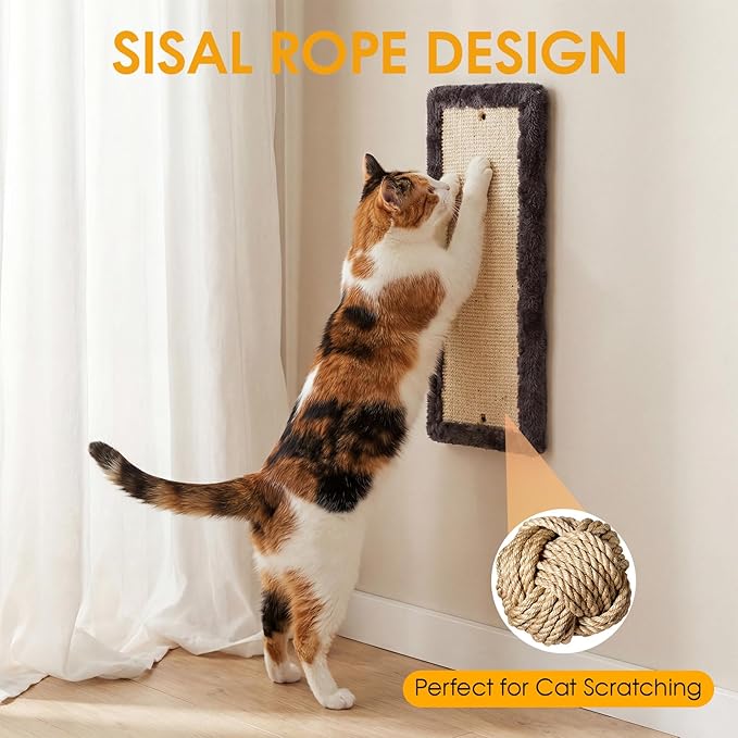 5 in 1 Large Cat Wall Shelves Hanging Tree Perch Bed Shelf Climbing Systems with Hammock