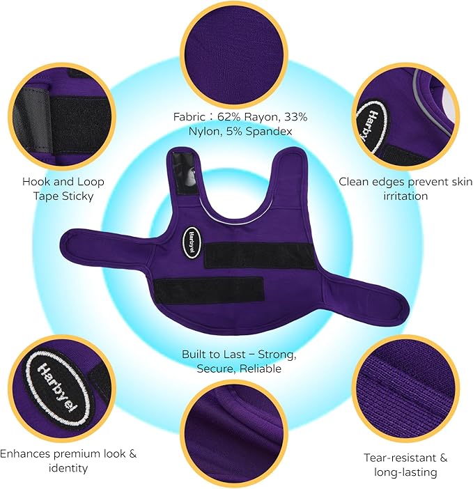 Dog Anxiety Vest - Skin-Friendly Calming Shirt for Thunder, Fireworks, Vet Visits & Separation Anxiety – No Medicine or Training Needed – Suitable for Small, Medium, and Large Dogs