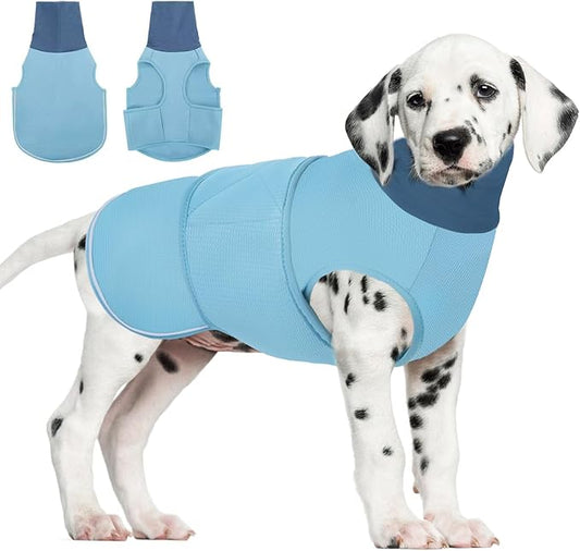 AOFITEE Dog Anxiety Calming Hoodie, Thunder Jacket for Dogs Anxiety, Breathable Calming Shirt for Fireworks, Thunder, Travel, Separation, Pet Hoodies for Noise Block & Ear Protection, XS