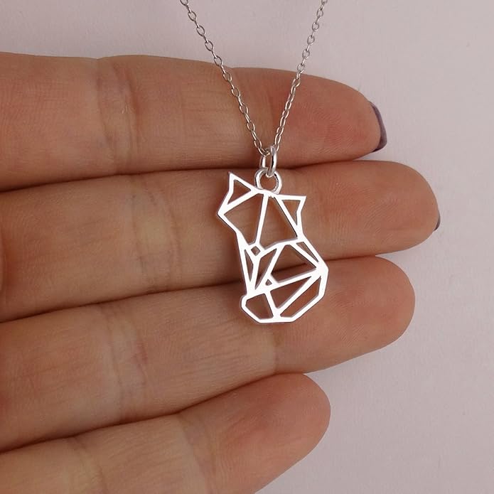 FashionJunkie4Life Dainty Origami Animal Pendant Necklaces