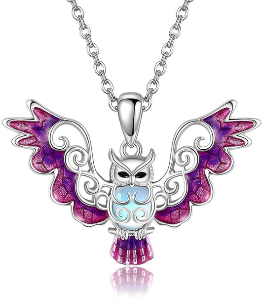 Eagle/Moth Necklace Sterling Silver Eagle Jewelry Eagle Gifts for Women Girls