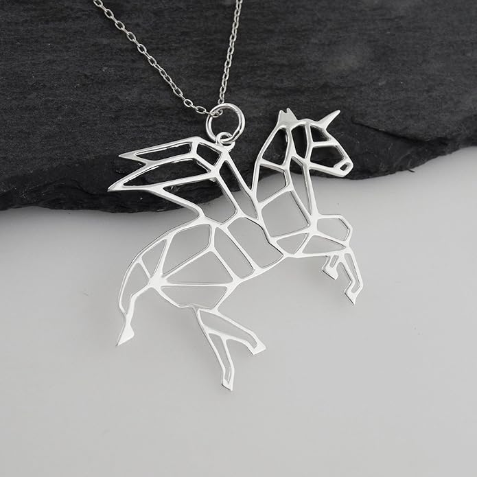 FashionJunkie4Life Dainty Origami Animal Pendant Necklaces