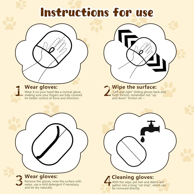 Celery Pets Double Sided Grooming Glove, Pet Hair Remover Gloves for Dog & Cat, Versatile Grooming Gloves for Washing, Deshedding, Grooming, Reusable Pet Hair Remover Glove for Washing-2pcs