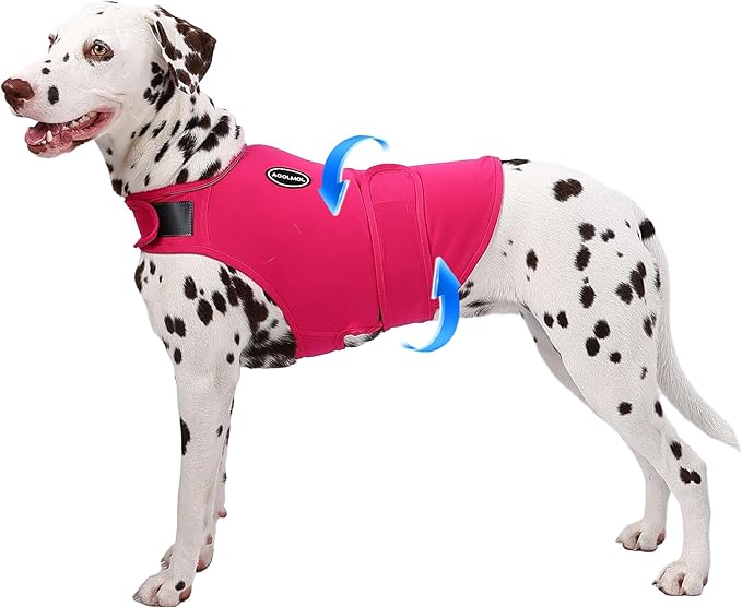 Dog Anxiety Vest and Shirt, Skin-Friendly Calming Shirt - Thunder Jacket for Pet Vet Visits - Dog Jacket for Thunder, Fireworks, Anti Anxiety Vest for Pet Without Medicine & Training