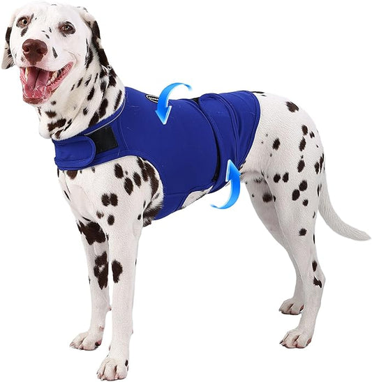 Dog Anxiety Vest and Shirt, Skin-Friendly Calming Shirt - Thunder Jacket for Pet Vet Visits - Dog Jacket for Thunder, Fireworks, Anti Anxiety Vest for Pet Without Medicine & Training
