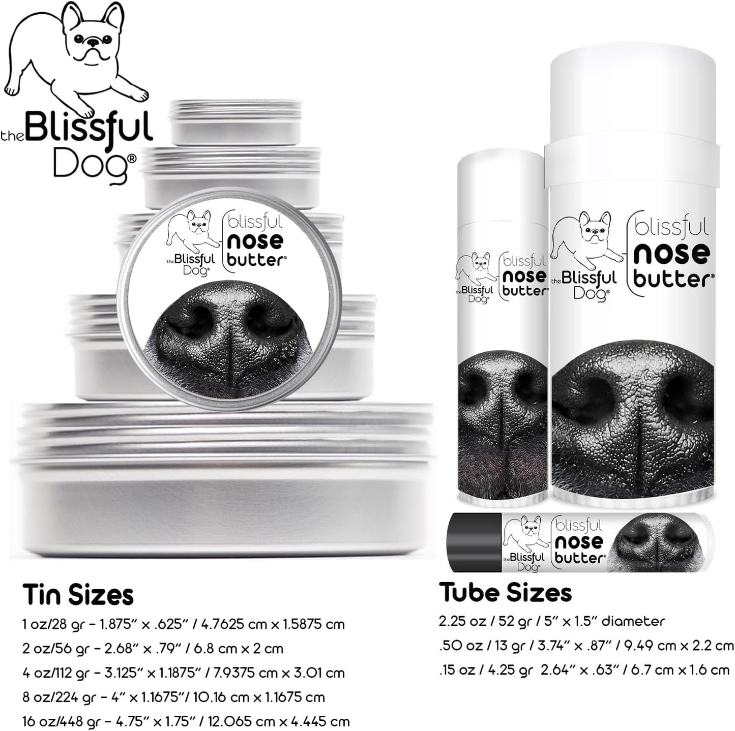 The Blissful Dog Yorkshire Terrier Unscented Nose Butter - Dog Nose Butter, 4 Ounce