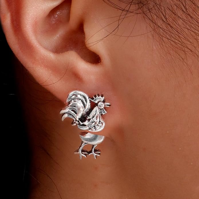 Frog Earrings for Women Mothers Day Gifts Vintage Frogs Shaped Stud Earrings Funny Cute 3D Animal Earrings Jewelry Gifts