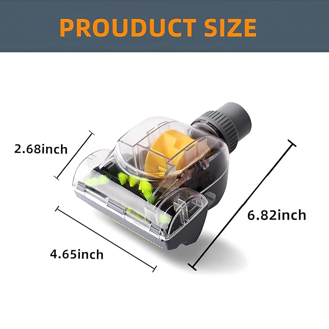 Upgraded Pet Hair Power Brush Attachment for Shark Navigator NV350 NV351 NV352 NV356 NV356E NV357 NV360 NV370 NV22 NV42 UV420 UV410 UV440 Lift-Away Upright Vacuum Replace Part 119FFJ