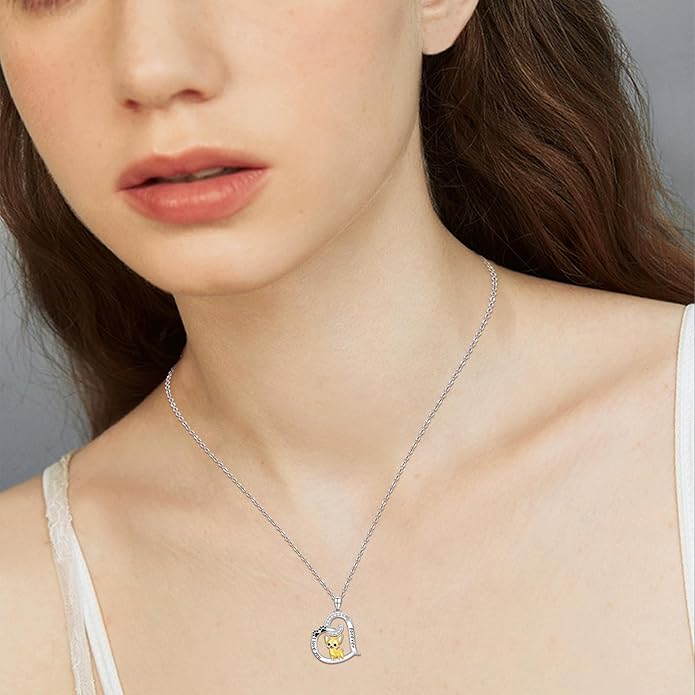 Dog/Paw Print/Infinity Necklace for Women 925 Sterling Silver Heart Dogs Pendant Necklaces Jewelry Christmas Birthday Gifts for Dog Lovers Friends