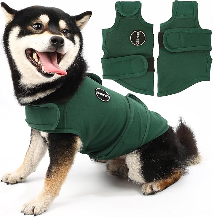 Dog Anxiety Vest Comfort Relief Shirt, Dog Anxiety Calming Vest Wrap for Thunderstorm, Travel, Fireworks, Vet Visits, Separation Anxiety Relief for Dogs