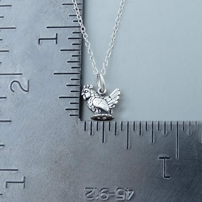FashionJunkie4Life Sterling Silver Bird Pendant Necklaces for Women