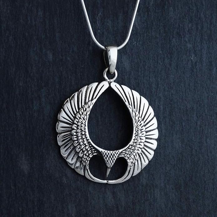 FashionJunkie4Life Sterling Silver Bird Pendant Necklaces for Women