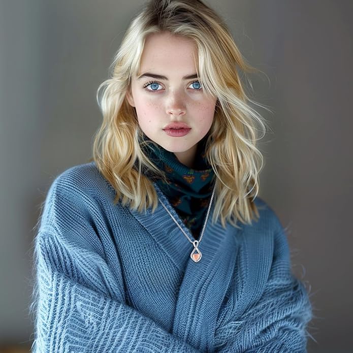 Eusense Cremation Jewelry for Ashes Urn Necklace to Put Ashes In 925 Sterling Silver Memorial Pendant Tree of Life Infinity Urn Necklaces for Ashes Necklace for Women Men