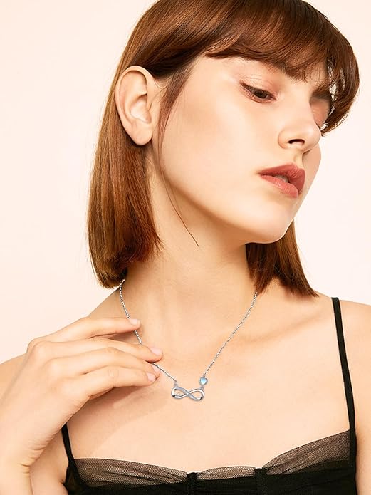 Dorunmo Animal Necklace 925 Sterling Silver Owl/Sloth/Axolotl/Dolphin Necklace Celtic Knot Pendant Birthday Anniversary Animal Jewelry for Women Friends Animals Lover