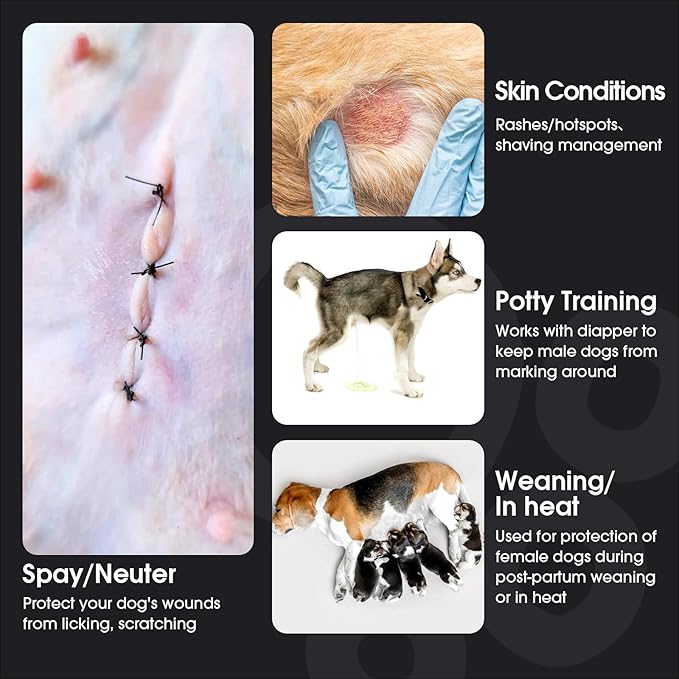 FUAMEY Dog Recovery Suit Male,Dogs Surgery Neuter Suits Puppy Spay Shirts for Female Protect Dog's Skin Anti Licking Abdominal Wounds Doggie Onesie Pet Bodysuit Alternative to Cone Grey Camouflage XL