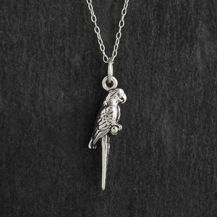 FashionJunkie4Life Sterling Silver Bird Pendant Necklaces for Women
