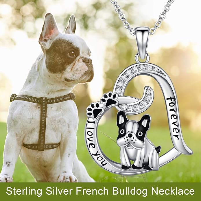 Dog/Paw Print/Infinity Necklace for Women 925 Sterling Silver Heart Dogs Pendant Necklaces Jewelry Christmas Birthday Gifts for Dog Lovers Friends