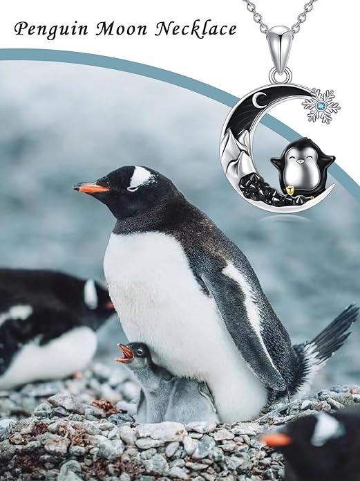 Gothic Jewelry Bat/Cat/Wolf/Dragon/Owl/Fox/Spider/Sun Pendant Sterling Silver Crescent Moon Necklace for Women Girls Black Jewelry Gifts