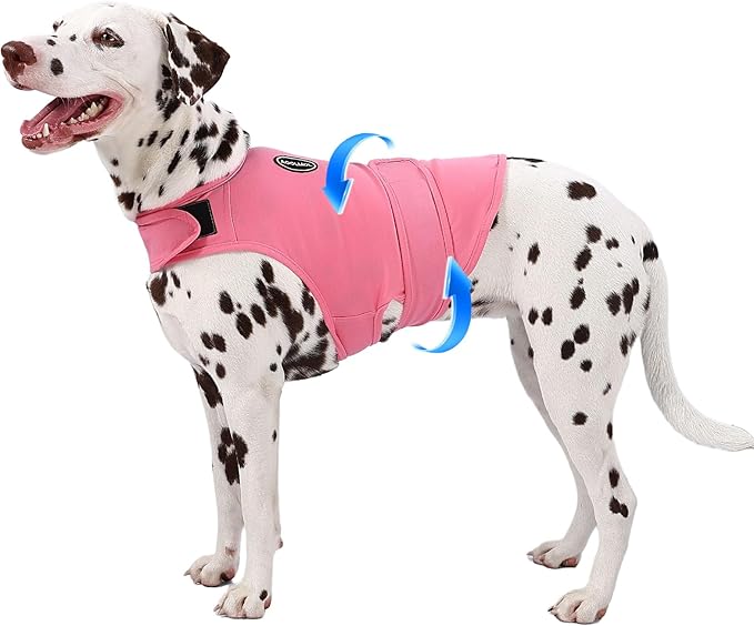 Dog Anxiety Vest and Shirt, Skin-Friendly Calming Shirt - Thunder Jacket for Pet Vet Visits - Dog Jacket for Thunder, Fireworks, Anti Anxiety Vest for Pet Without Medicine & Training