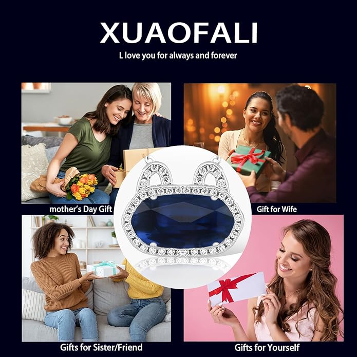 Fashion Jewelry Cat Necklace Collection for Women - Gold & Silver Plated Brass Pendant with Natural Gemstone, Dainty Cute Animal Jewelry Gift (Multiple Styles)