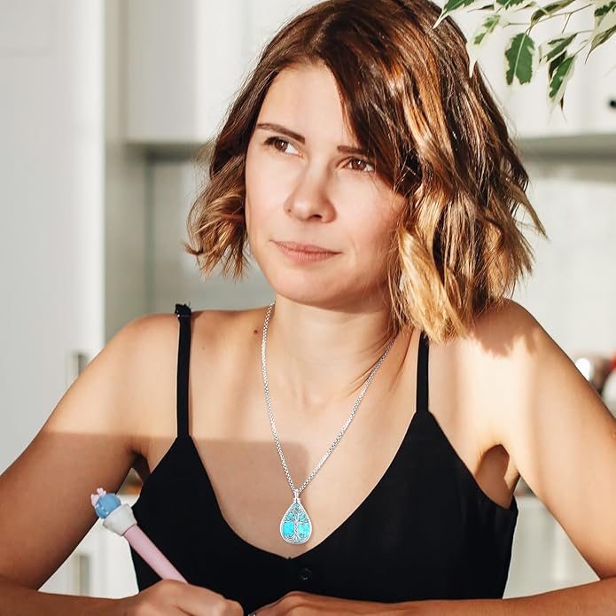 Eusense Cremation Jewelry for Ashes Urn Necklace to Put Ashes In 925 Sterling Silver Memorial Pendant Tree of Life Infinity Urn Necklaces for Ashes Necklace for Women Men