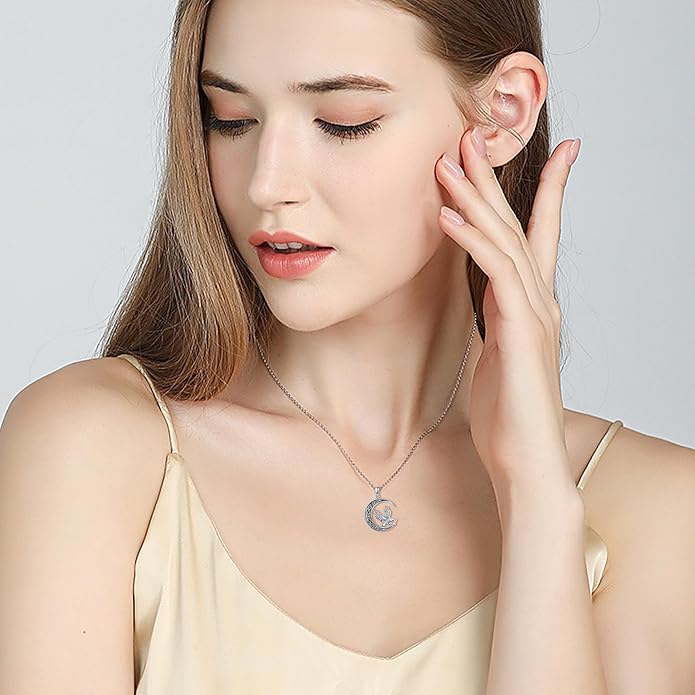 Eagle/Moth Necklace Sterling Silver Eagle Jewelry Eagle Gifts for Women Girls