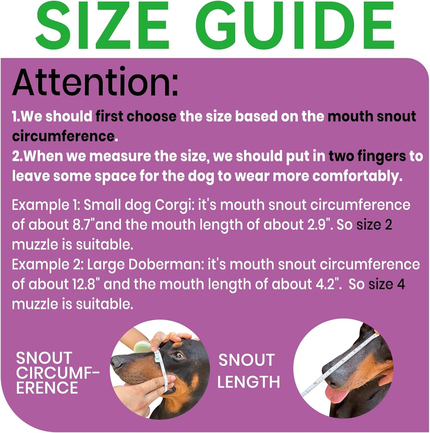 Glow-in-The-Dark Dog Muzzle, Basket Muzzle for Small Medium Large Dogs,Anti-Biting Chewing, Lightweight Cage Design,Allows Drinking & Panting,for Grooming & Training Size S