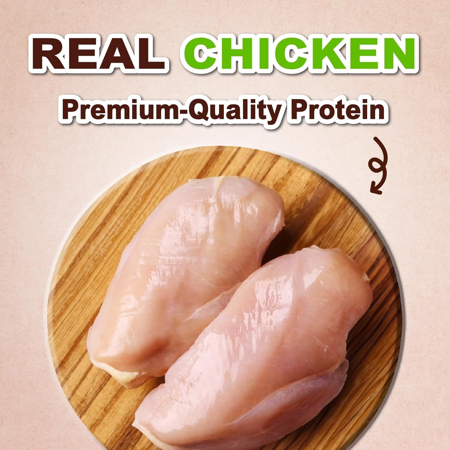 AFreschi Natural Chicken Breast Jerky 16 oz, Dog Treats, All Natural, Grain-Free, High-Protein, Low Fat, Healthy & Easily Digestible