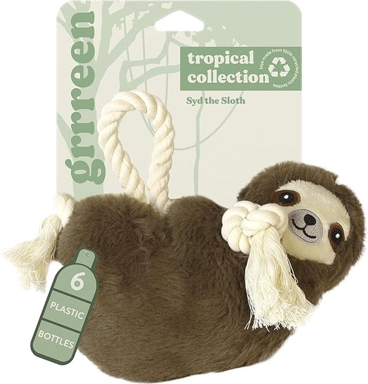 Dog Toys | Plush Toy Sloth Stuffed Animal for Dogs | Jumbo Eco Friendly Toy - Easy to Clean and Made from Non Toxic Materials