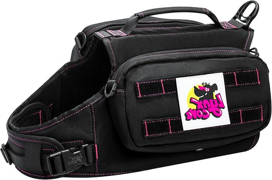 Dog Backpack for Small Medium Large Dogs,Adjustable Dog Backpack Harness with 2 Side Pockets,Vest Dog Pack for Travel,Hiking, Camping