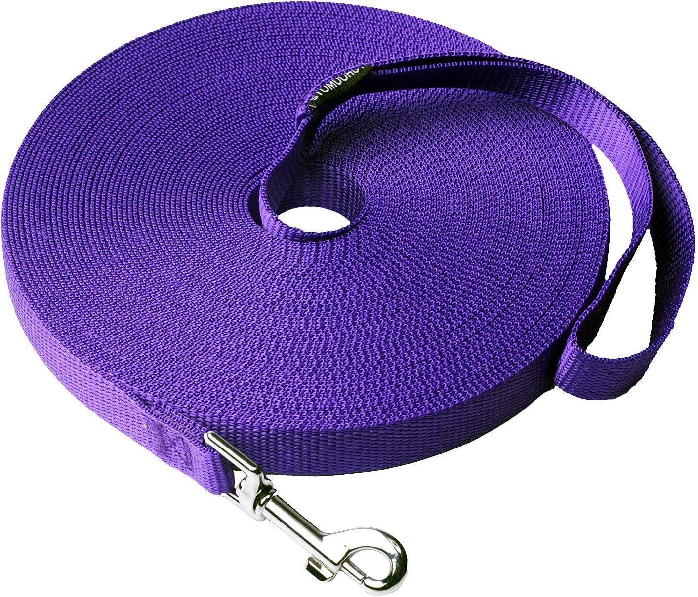Dog/Puppy Recall & Behavior Training Rope Leash - 40 ft (Purple)
