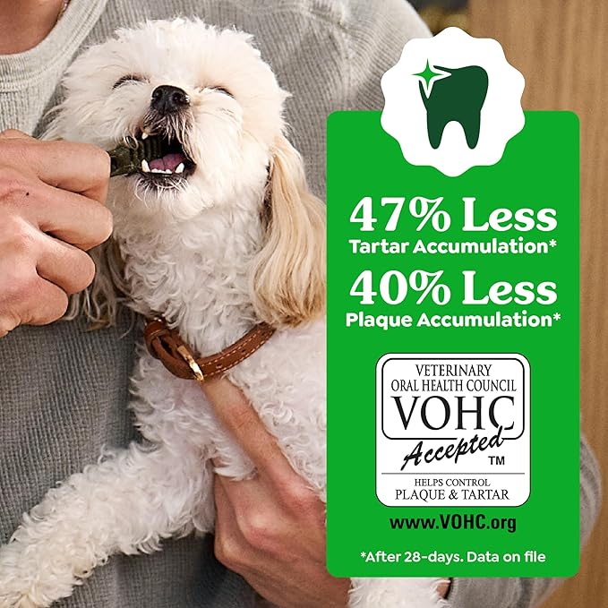 Greenies Veterinarian-Recommended Adult Natural Dental Dog Treats Regular Size, Dog Dental Chews, Original Flavor, (4) 18 Count Packs (72 Treats Total)